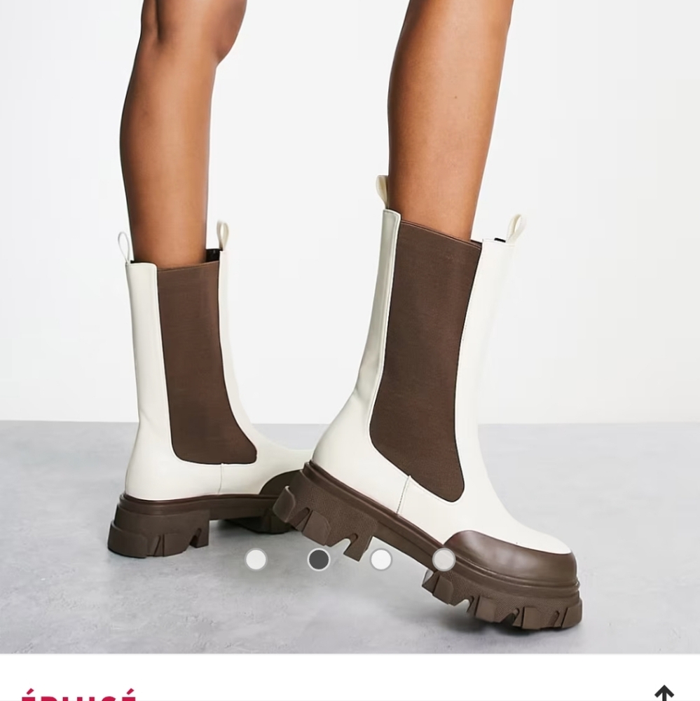 NWT Public Desire Lug Sole Boots - Picture 2 of 16